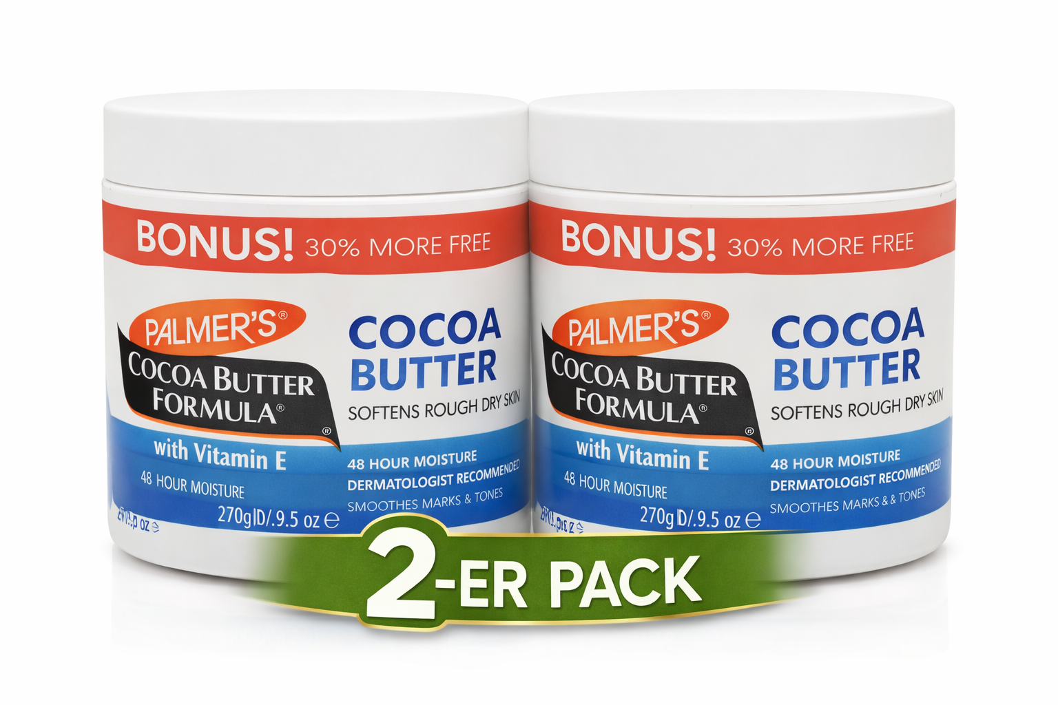 2er-Pack Palmer’s Cocoa Butter Formula mit Vitamin E – 2 x 270 g