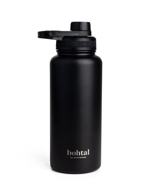 Bohtal Insulated Sports Bottle, Black - 960 ml. - MioVita