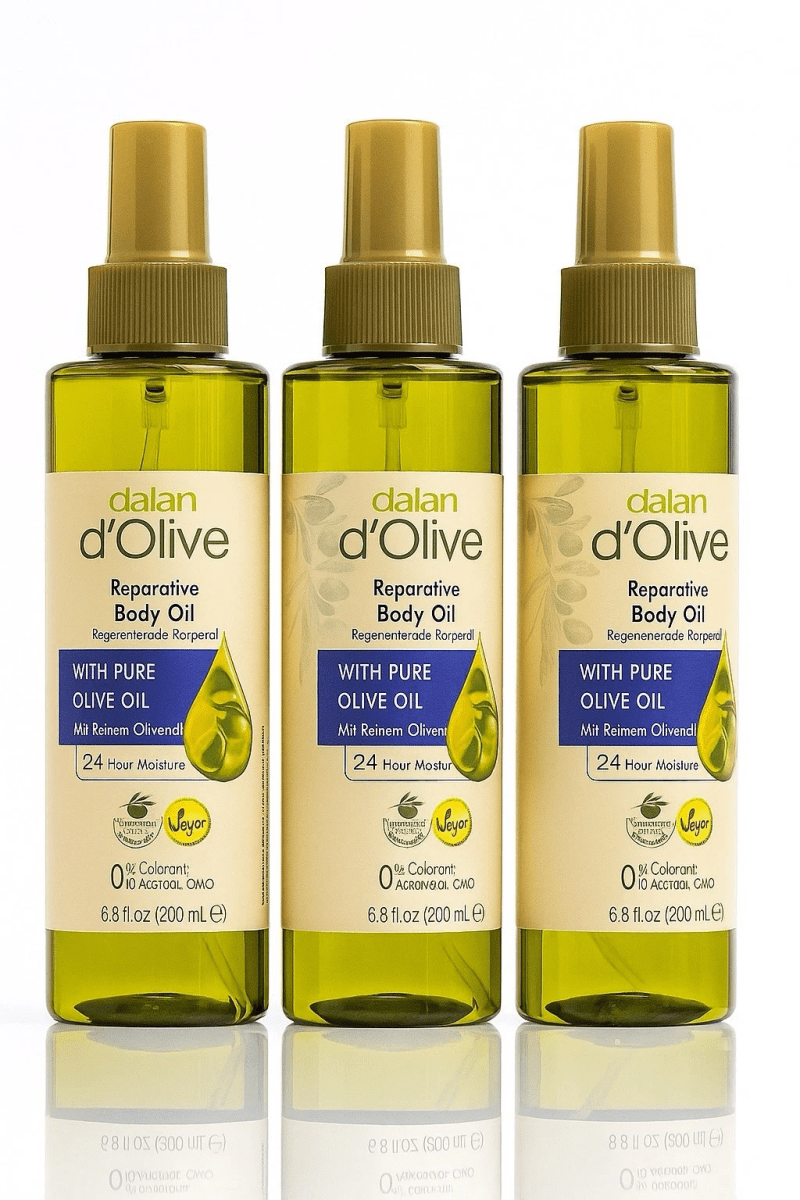 Dalan D'Olive Körper - und Massageöl 3 x 200 ml - MioVita