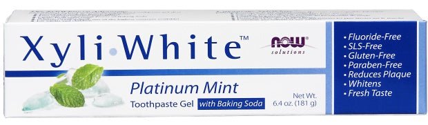 XyliWhite, Platinum Mint Toothpaste Gel w/Baking Soda - 181 grams - VitaeSupps